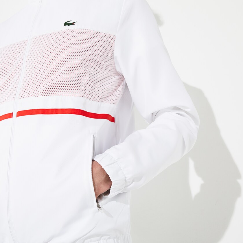 Fatos De Treino Lacoste Masculino Branco Vermelhas Azul Marinho Azuis SPORT Tennis WX8-99259K2