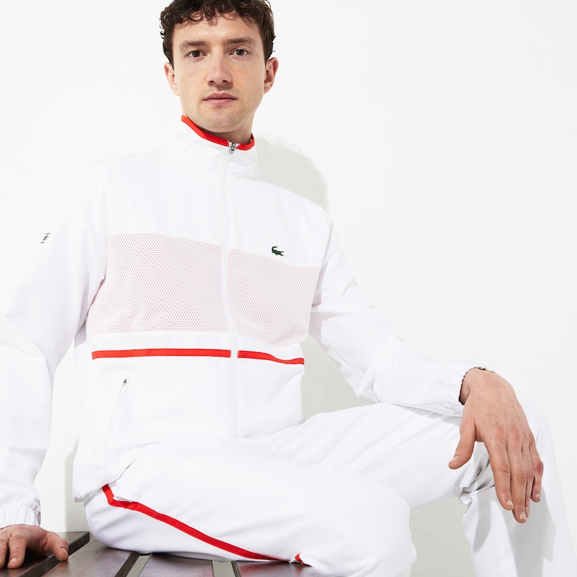 Fatos De Treino Lacoste Masculino Branco Vermelhas Azul Marinho Azuis SPORT Tennis WX8-99259K2
