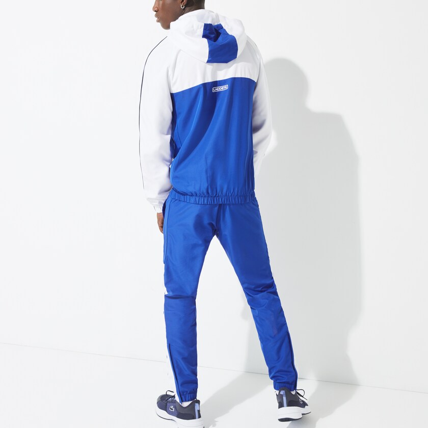 Fatos De Treino Lacoste Masculino Azuis Branco Azul Marinho Azuis SPORT Two-Tone Tennis LK7-35973B5