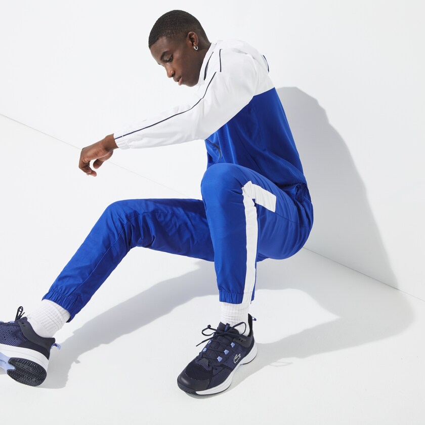 Fatos De Treino Lacoste Masculino Azuis Branco Azul Marinho Azuis SPORT Two-Tone Tennis LK7-35973B5