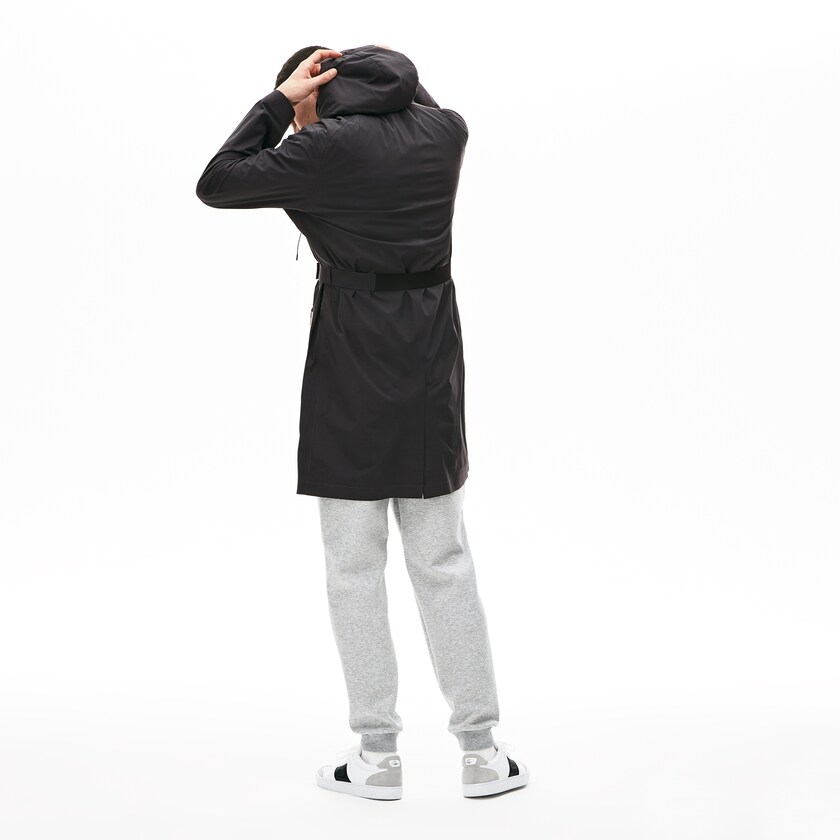 Colete De Golfe Lacoste Masculino Cinzentas Escuro Motion 3-in-1 Raincoat With Detachable EU0-84338G6