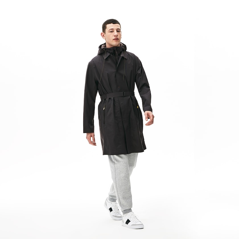 Colete De Golfe Lacoste Masculino Cinzentas Escuro Motion 3-in-1 Raincoat With Detachable EU0-84338G6