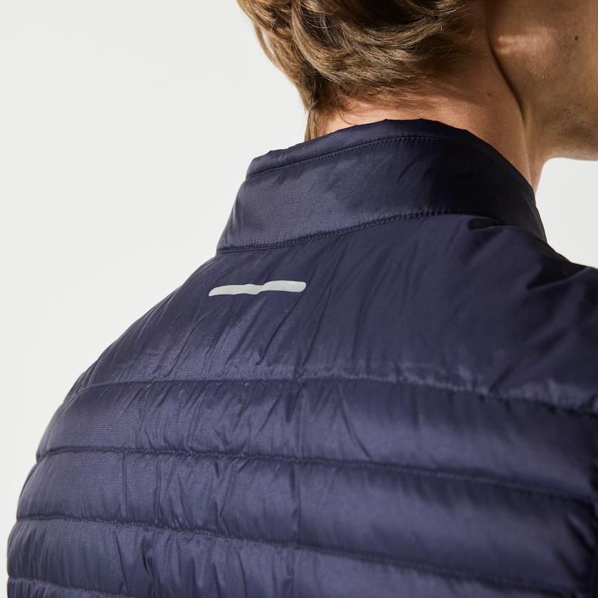 Colete De Golfe Lacoste Masculino Azul Marinho Azuis SPORT Lightweight Water-Resistant Quilted EV2-85738L6