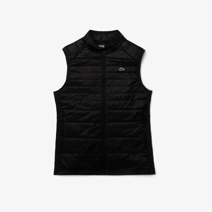 Colete De Golfe Lacoste Feminino Pretas SPORT Water-Resistant Quilted Technical OS8-04190S3