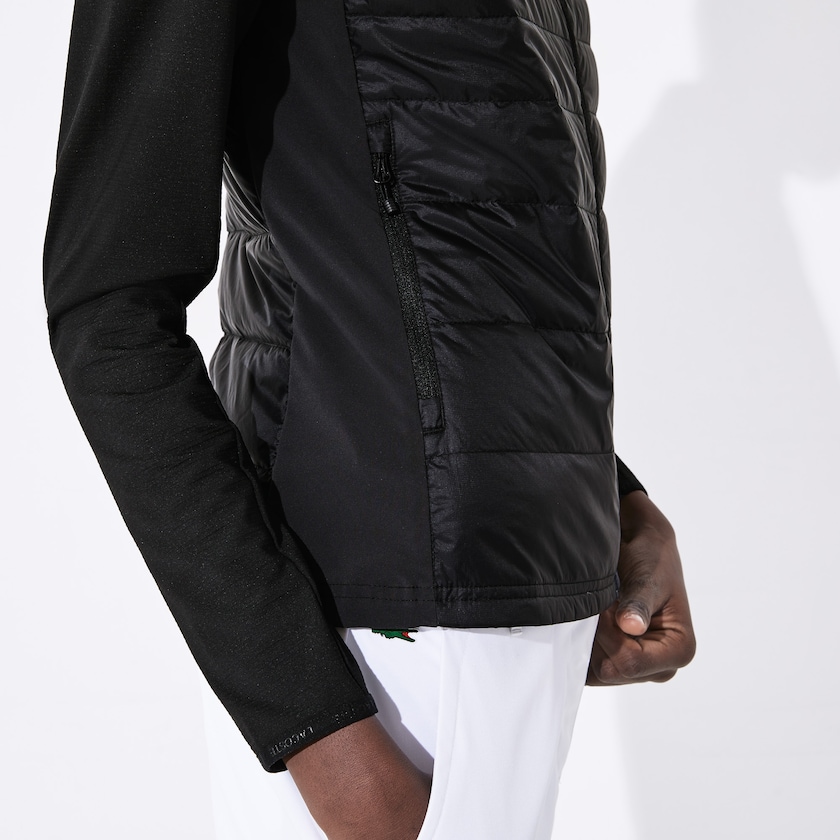 Colete De Golfe Lacoste Feminino Pretas SPORT Water-Resistant Quilted Technical OS8-04190S3
