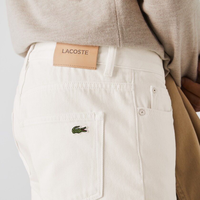Jeans Lacoste Masculino Branco Slim-Fit Colored YY1-27472J0