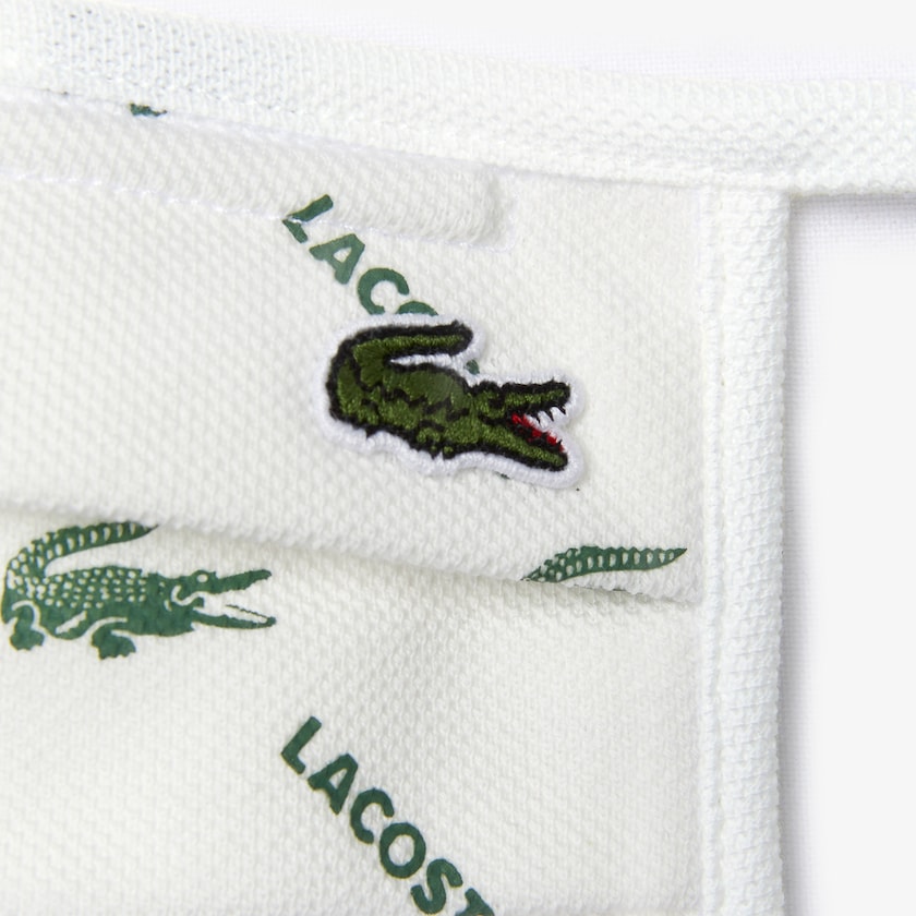 Máscaras Lacoste Feminino Verdes Branco L.12.12 Face Protection with Adjustable Straps VV9-67136A8