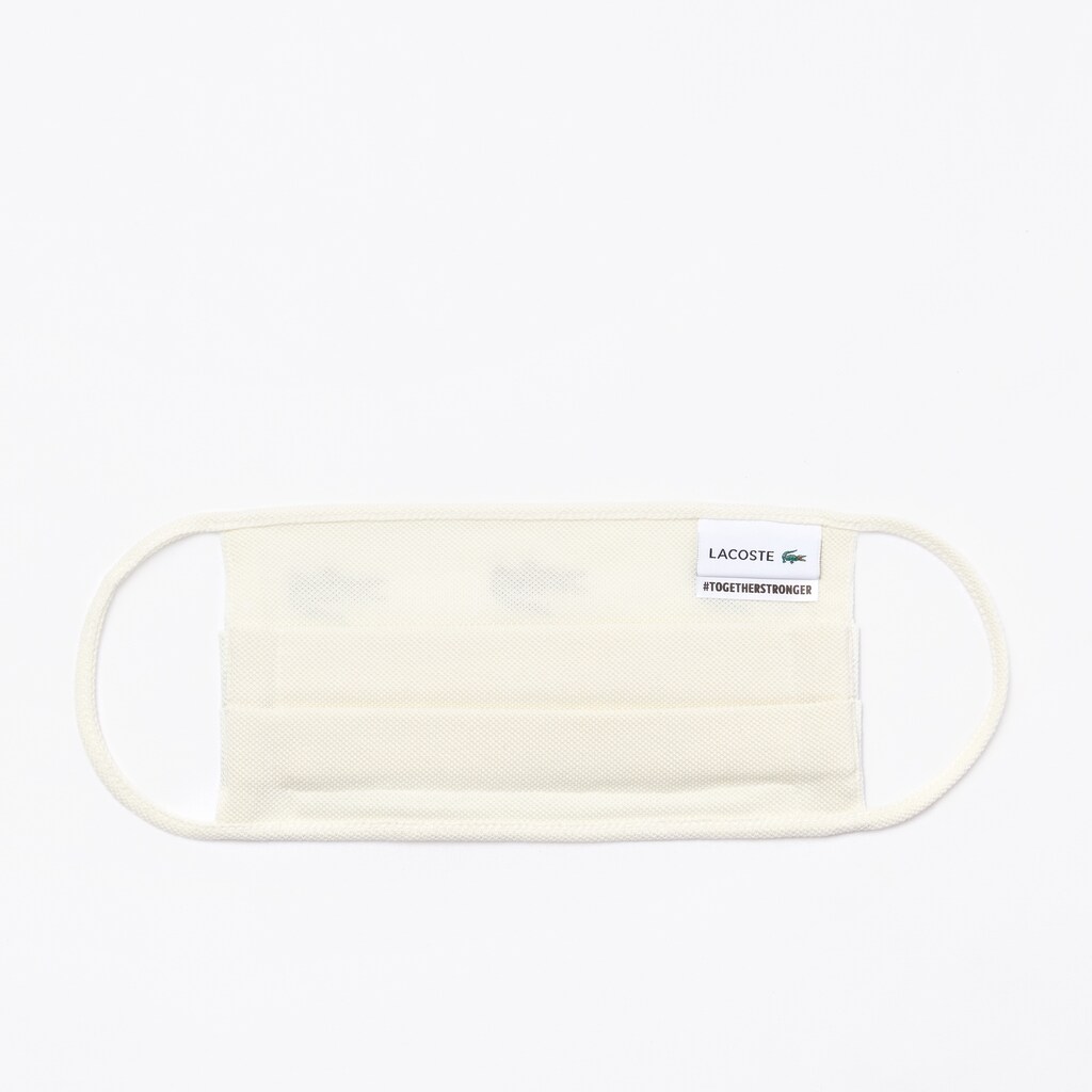 Máscaras Lacoste Masculino Verdes Branco L.12.12 Pack of 3 Face in Cotton DB1-31563P1