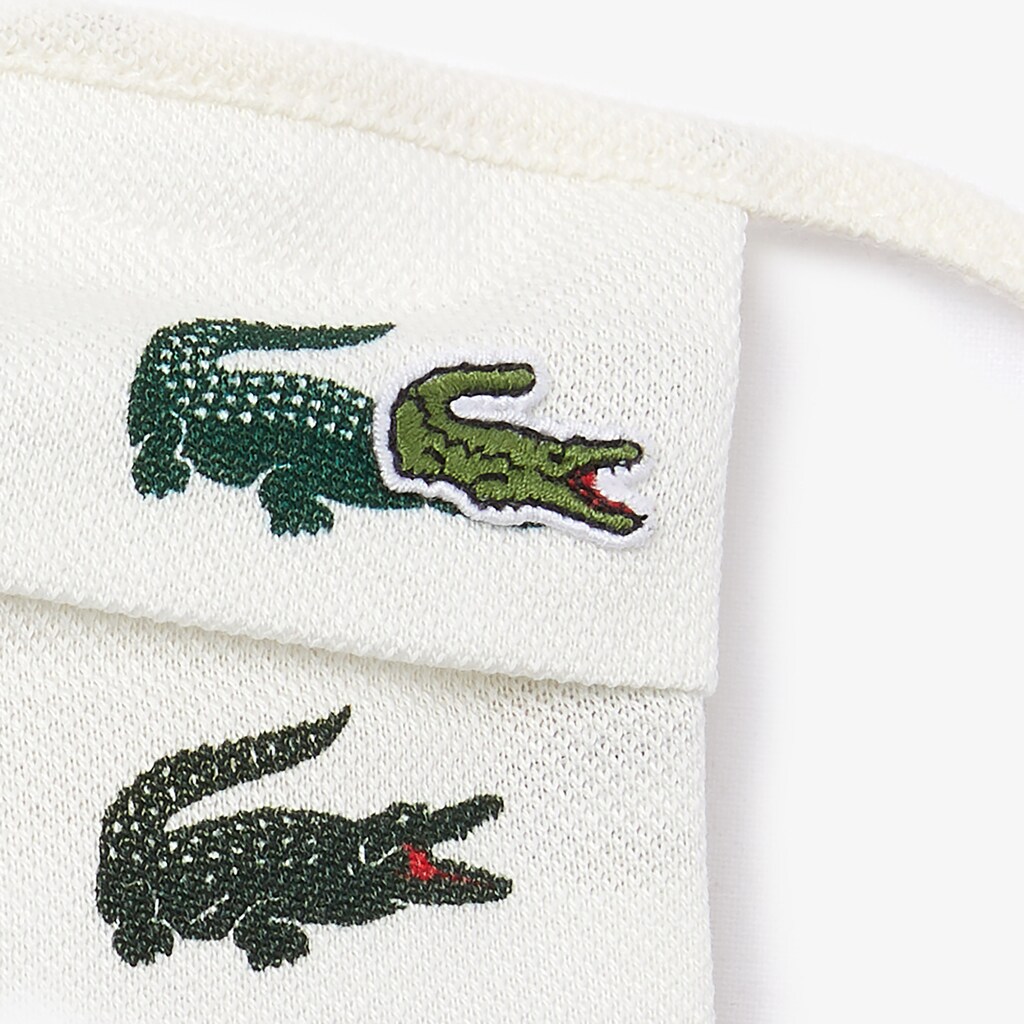 Máscaras Lacoste Masculino Verdes Branco L.12.12 Pack of 3 Face in Cotton DB1-31563P1