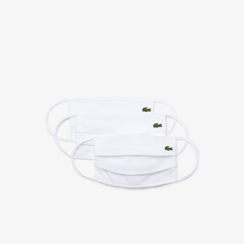 Máscaras Lacoste Masculino Branco L.12.12 Pack of 3 Face with Box IH4-66526I8