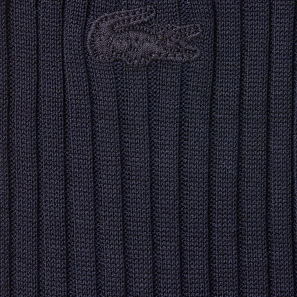 Meias Lacoste Masculino Azul Marinho Azuis Ribbed ZV9-33683G3