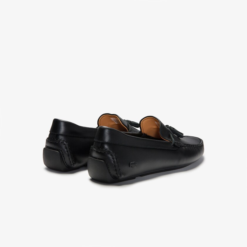 Mocassins Lacoste Masculino Pretas Marrom Dress Piloter Tassel QO6-19791A6