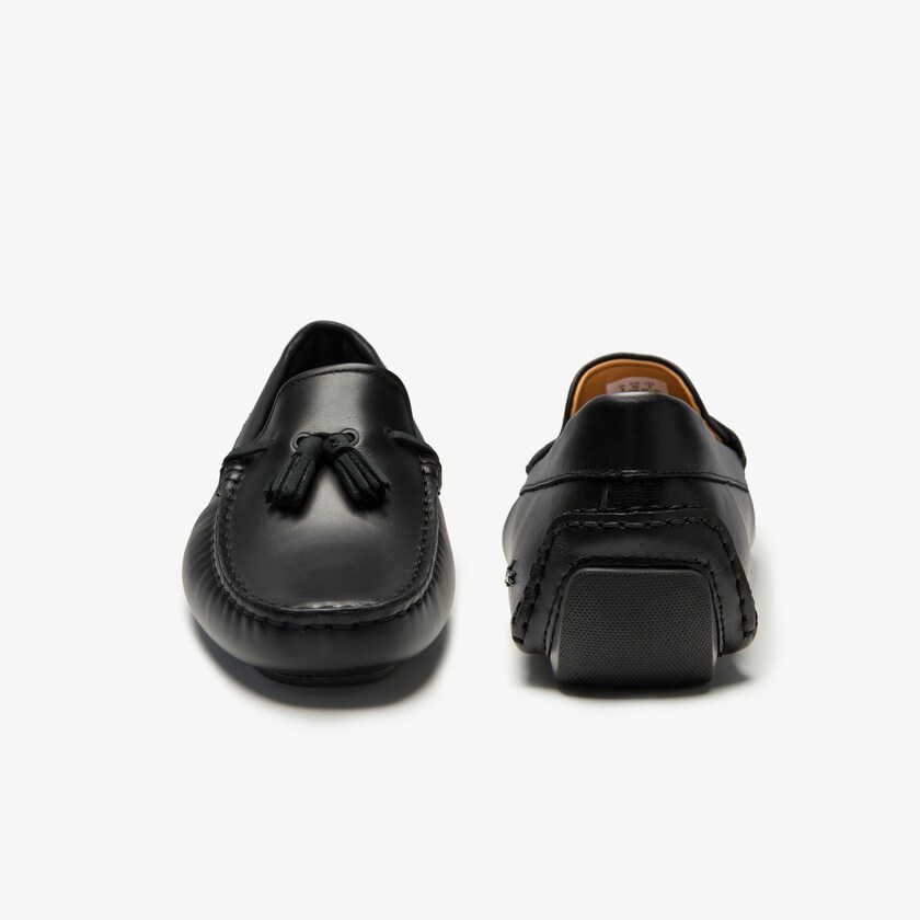 Mocassins Lacoste Masculino Pretas Marrom Dress Piloter Tassel QO6-19791A6