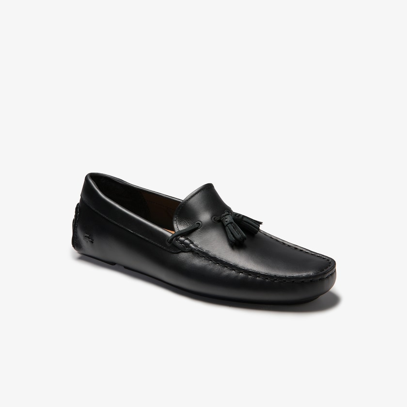 Mocassins Lacoste Masculino Pretas Marrom Dress Piloter Tassel QO6-19791A6