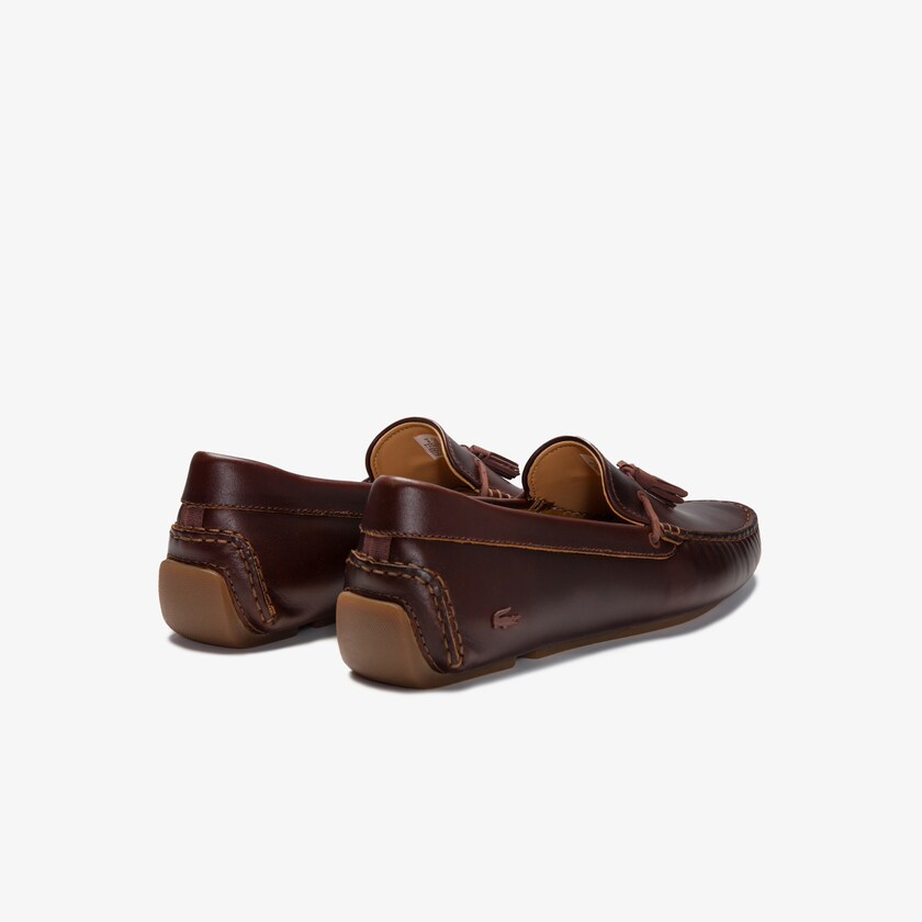 Mocassins Lacoste Masculino Marrom Marrom Dress Piloter Tassel PB8-42844V1