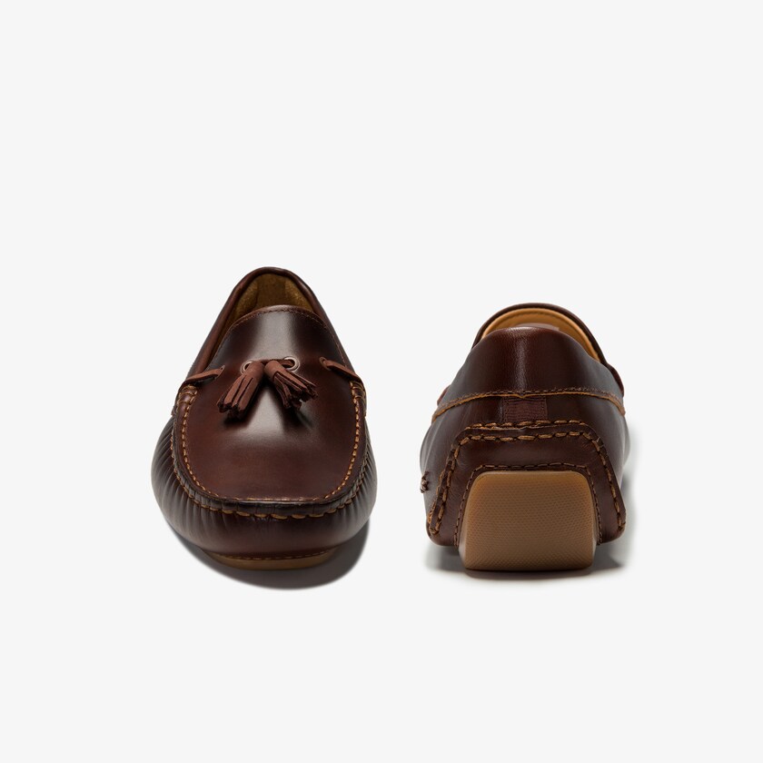 Mocassins Lacoste Masculino Marrom Marrom Dress Piloter Tassel PB8-42844V1