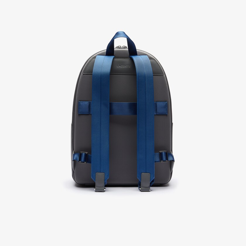 Mochilas Lacoste Masculino Cinzentas Chantaco Colorblock Matte Stitched Leather JE2-90349S9