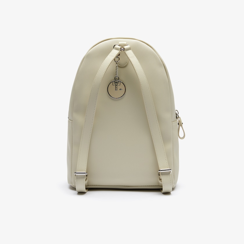 Mochilas Lacoste Feminino Caqui Verdes Daily Classic Coated Piqué Canvas SL8-96579U5