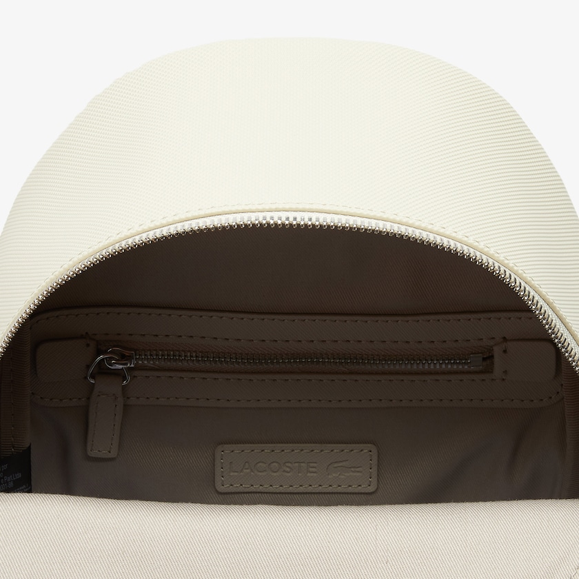 Mochilas Lacoste Feminino Caqui Verdes Daily Classic Coated Piqué Canvas SL8-96579U5