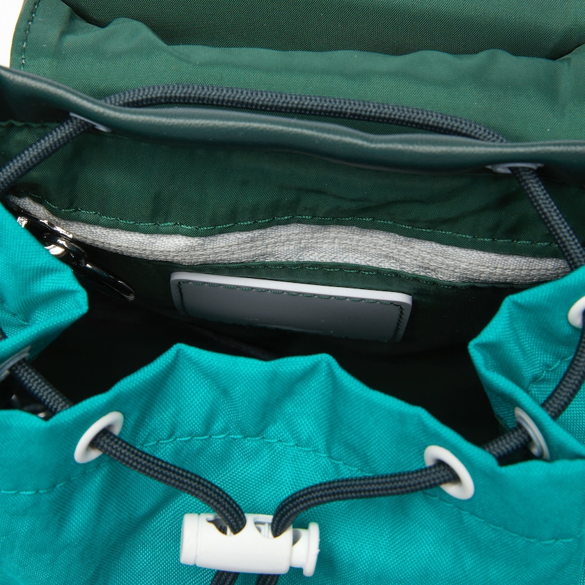 Mochilas Lacoste Feminino Verdes Escuro LCST Badge Small Colorblock KH0-86718X2