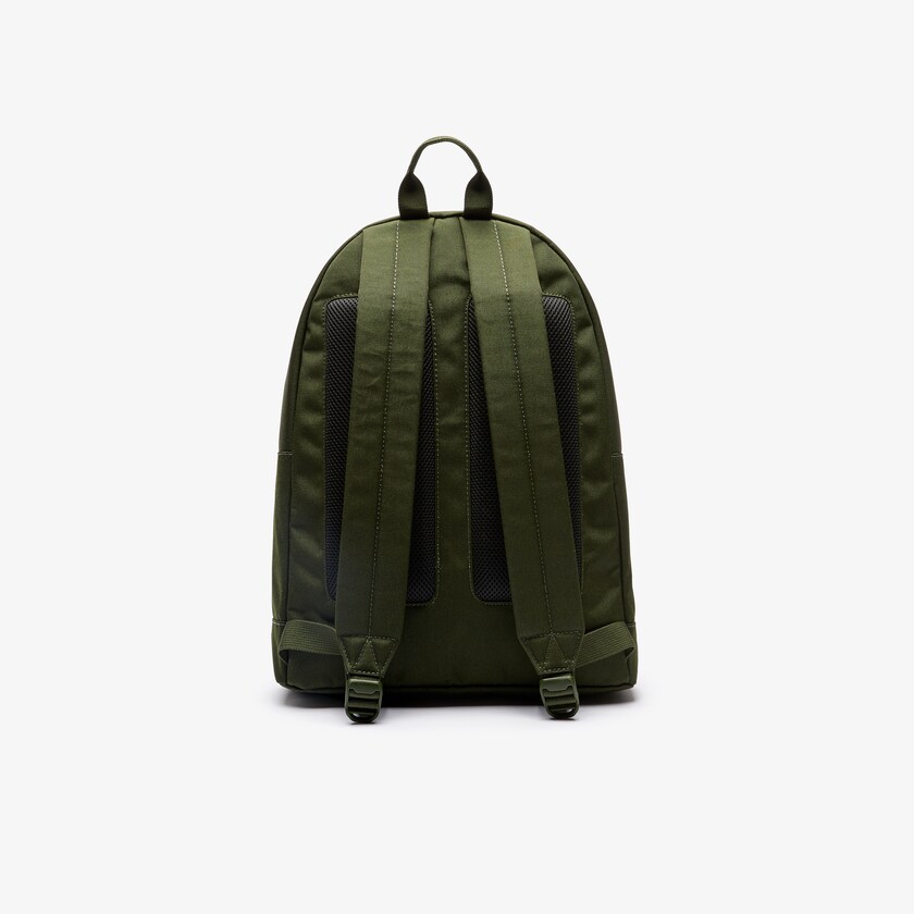 Mochilas Lacoste Masculino Verde Oliva Neocroc L Patch Canvas BC3-93719J3