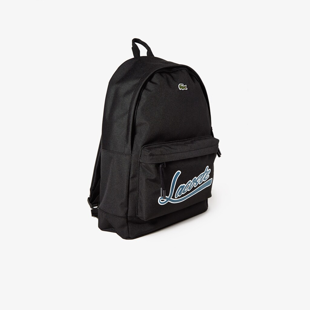 Mochilas Lacoste Masculino Pretas Neocroc Script WP4-27192T3