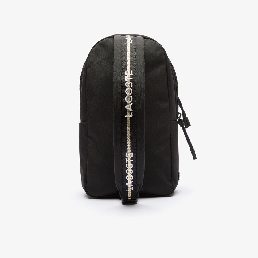 Mochilas Lacoste Masculino Pretas Douradas Pocket ON3-89968T2