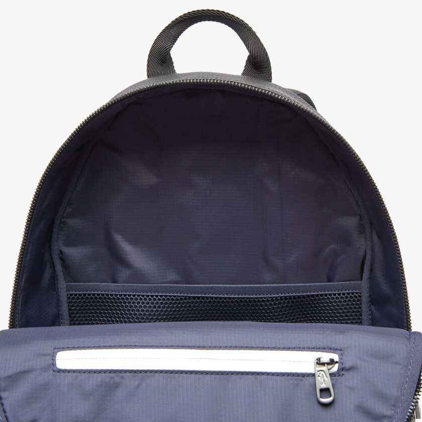Mochilas Lacoste Masculino Pretas Soft Mate Matte Full-Grain Leather Flat AC4-04340G7