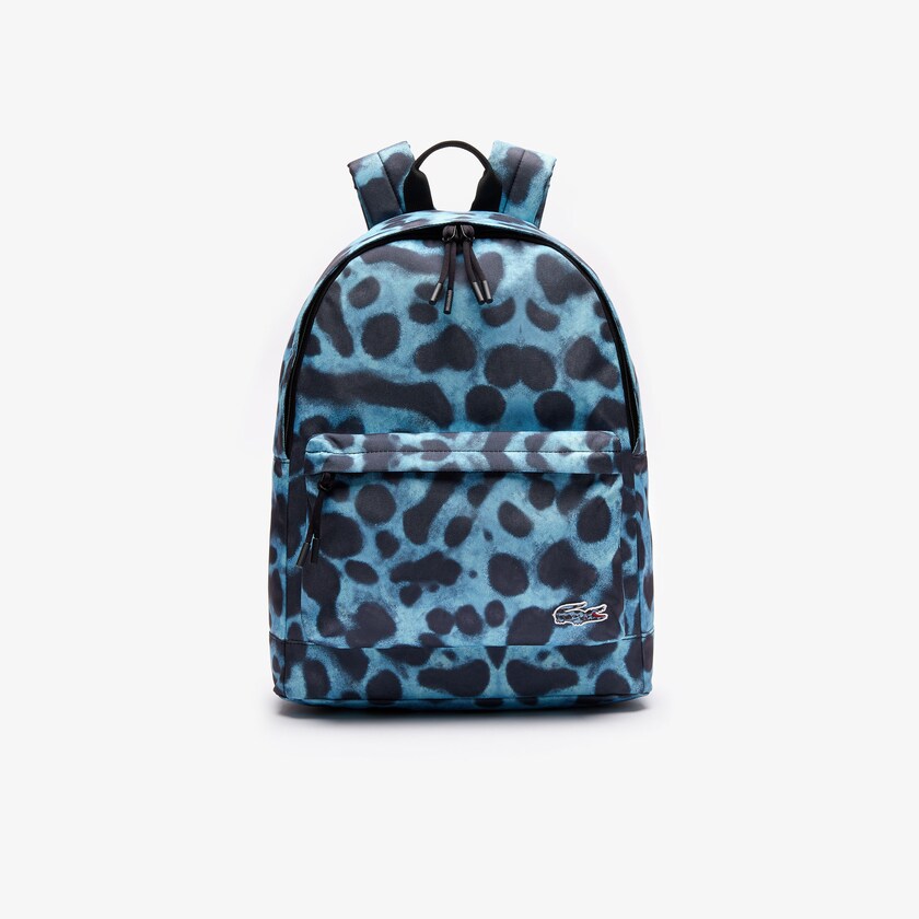 Mochilas Lacoste Masculino Azuis Pretas x National Geographic Animal Print SC6-94489L6
