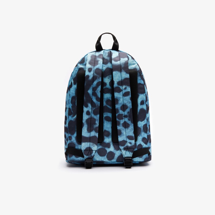 Mochilas Lacoste Masculino Azuis Pretas x National Geographic Animal Print SC6-94489L6
