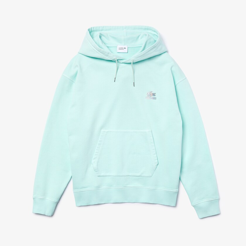 Moletons Lacoste Masculino Turquesa CONCEPTS Collaboration Hooded Fleece FI4-70037P6