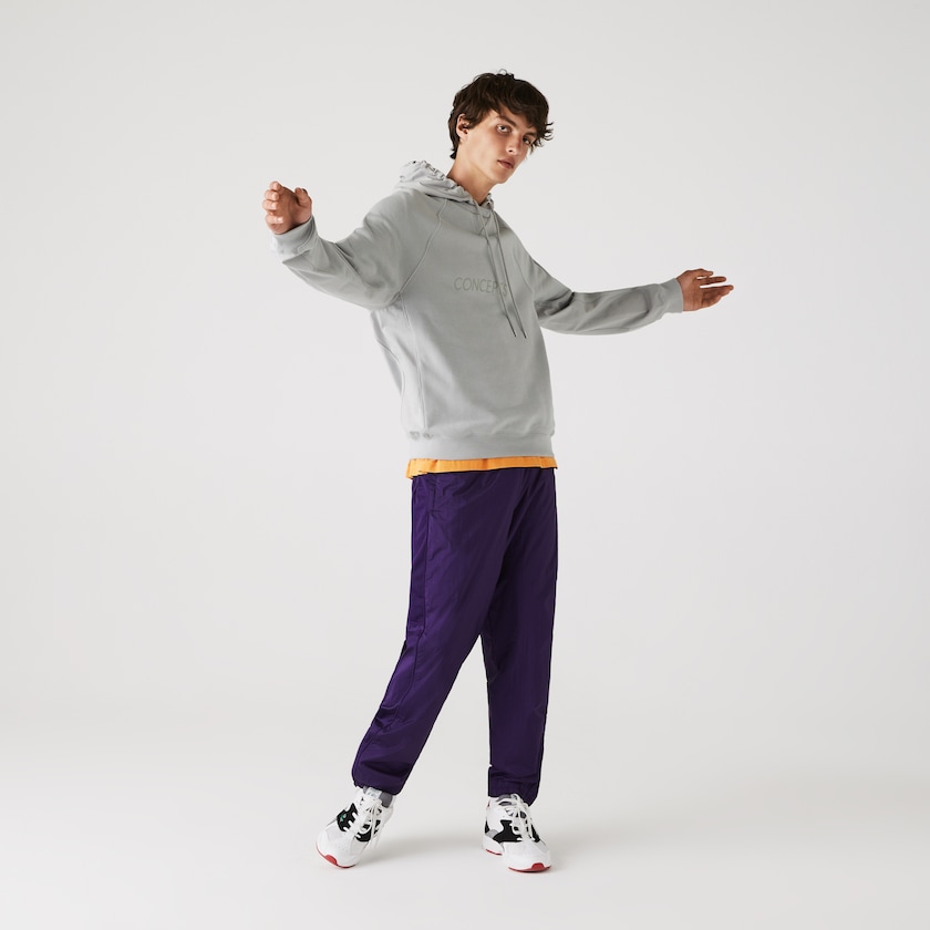 Moletons Lacoste Masculino Cinzentas CONCEPTS Collaboration Hooded Fleece WR5-73357F3