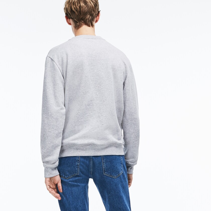 Moletons Lacoste Masculino Cinzentas Graphic Croc BX8-45394A2