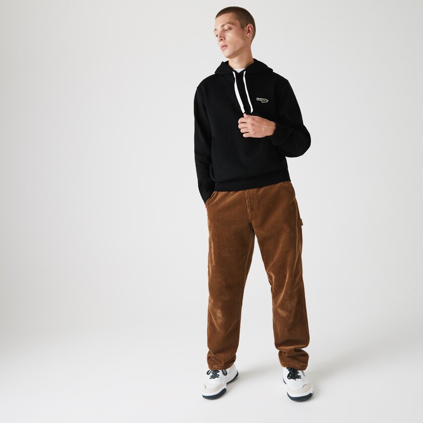 Moletons Lacoste Masculino Pretas Hooded Fleece TA4-36383I0