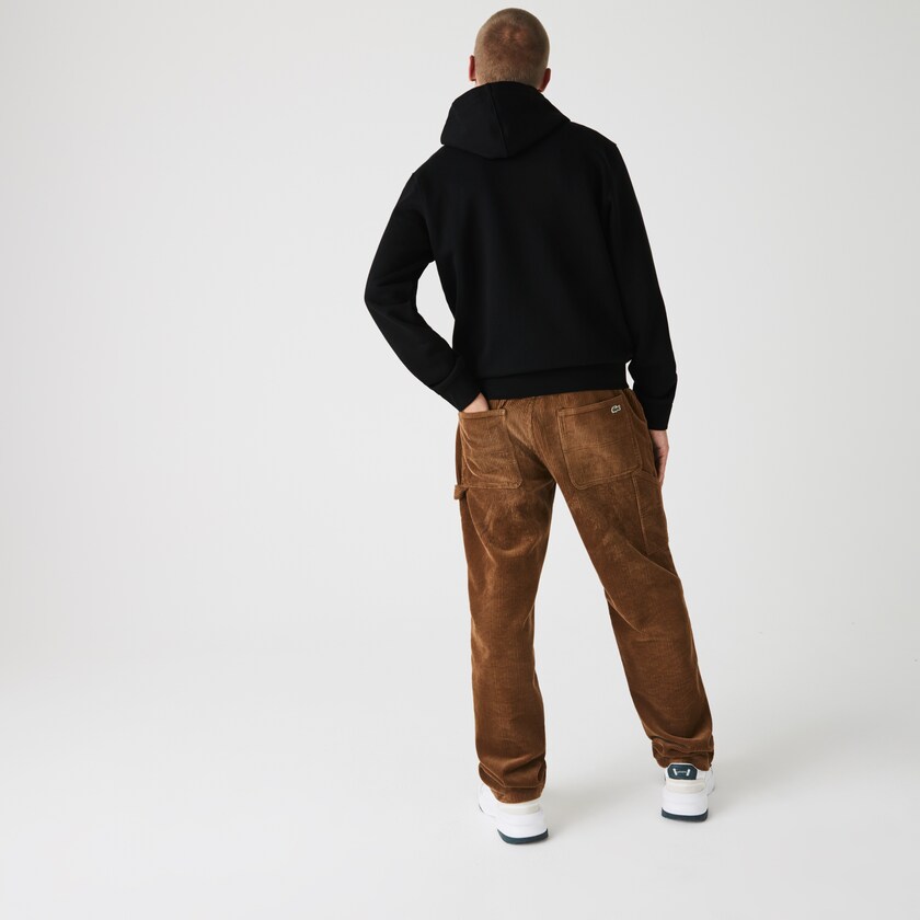 Moletons Lacoste Masculino Pretas Hooded Fleece TA4-36383I0