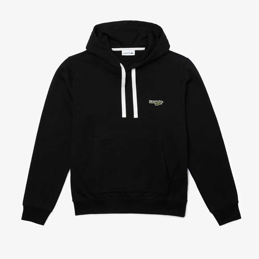Moletons Lacoste Masculino Pretas Hooded Fleece TA4-36383I0