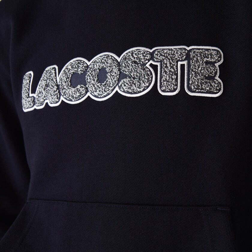 Moletons Lacoste Masculino Azul Marinho Azuis Hooded Fleece AO8-88418P6
