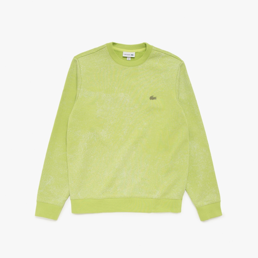 Moletons Lacoste Masculino Amarelas Motion Textured Crew Neck XX3-35433V6