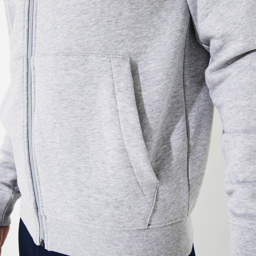 Moletons Lacoste Masculino Cinzentas Presidents Cup Hooded Back-Printed Fleece Zip Golf ZJ7-99489L2