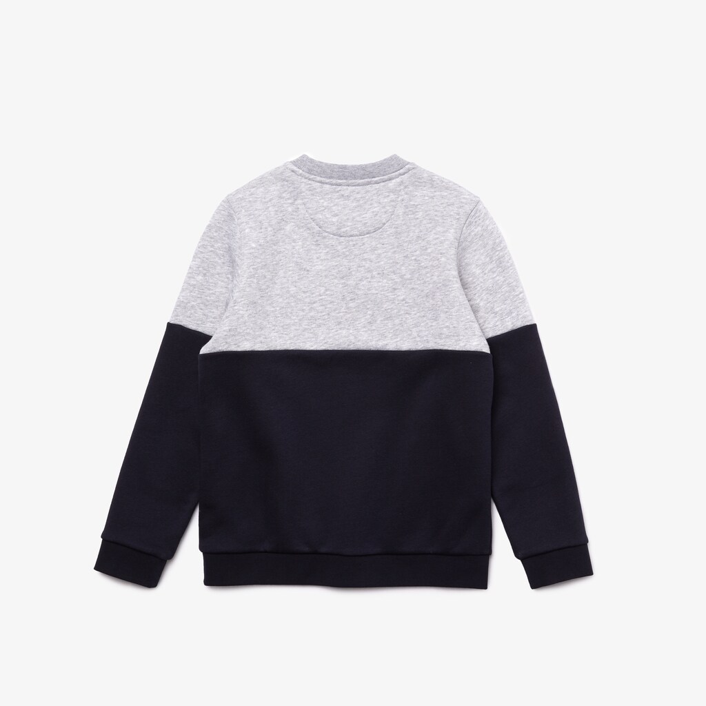 Moletons Lacoste Criança Cinzentas Azul Marinho Azuis Branco SPORT Colorblock Fleece ZD1-90389A2
