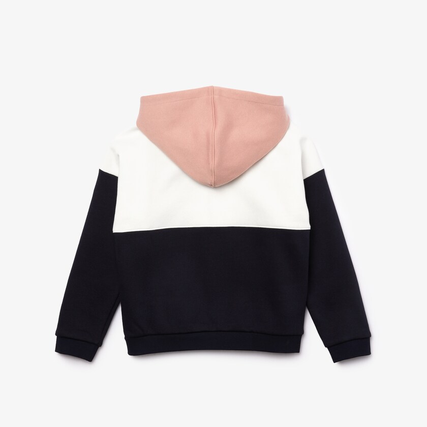 Moletons Lacoste Criança Rosa Branco Azul Marinho Azuis Cinzentas SPORT Colorblock Fleece HW1-12401Y3