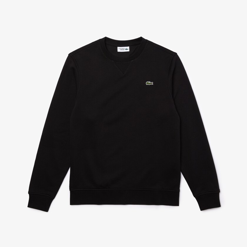 Moletons Lacoste Masculino Pretas SPORT Cotton Blend Fleece KR4-82198D8