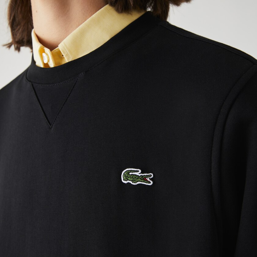 Moletons Lacoste Masculino Pretas SPORT Cotton Blend Fleece KR4-82198D8