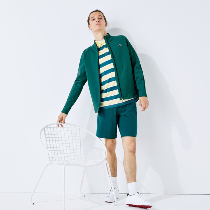 Moletons Lacoste Masculino Verdes Azul Marinho Azuis Branco SPORT Ergonomic Stretch Zip Golf SA2-73477Y3