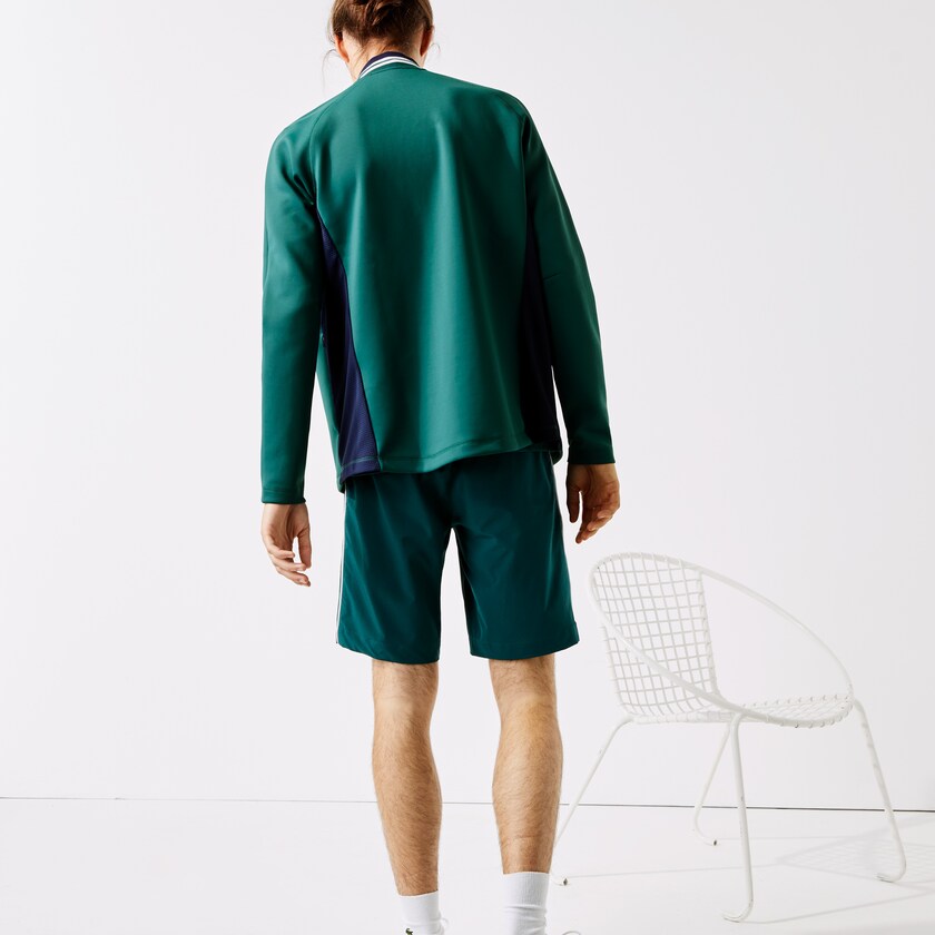Moletons Lacoste Masculino Verdes Azul Marinho Azuis Branco SPORT Ergonomic Stretch Zip Golf SA2-73477Y3