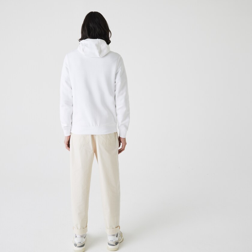 Moletons Lacoste Masculino Branco SPORT Hooded Fleece KW2-29882K7