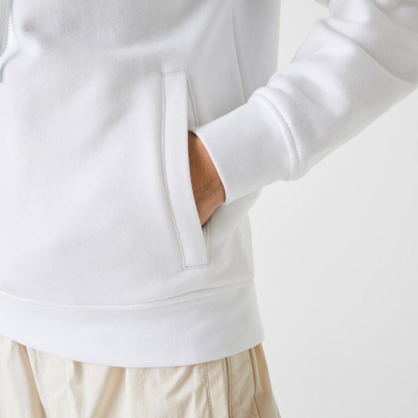 Moletons Lacoste Masculino Branco SPORT Hooded Fleece KW2-29882K7