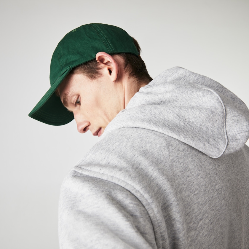 Moletons Lacoste Masculino Cinzentas Luz Cinzentas SPORT Hooded Lightweight Bi-material WG8-05870A2