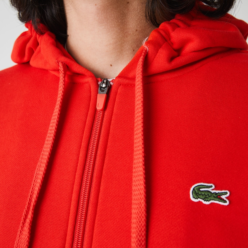 Moletons Lacoste Masculino Vermelhas SPORT Hooded Lightweight Bi-material YO0-13181A0