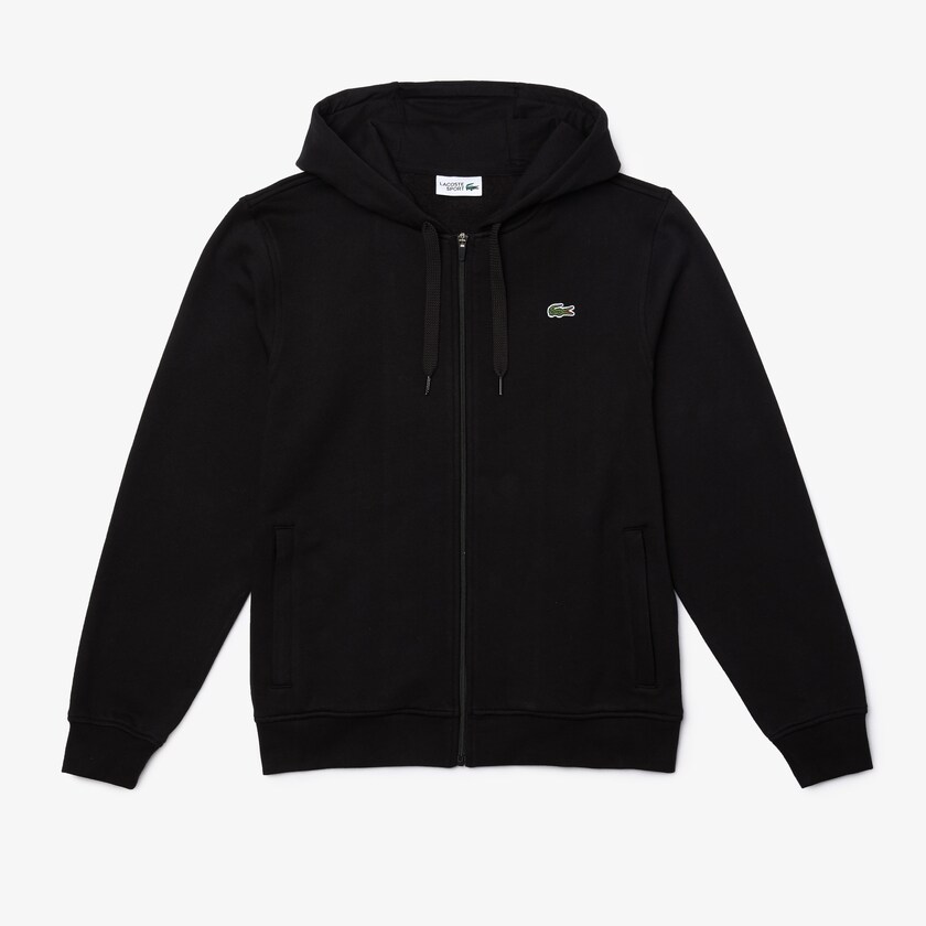 Moletons Lacoste Masculino Pretas SPORT Hooded Lightweight Bi-material AM4-88738O8